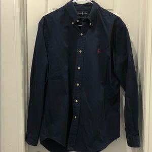 Men’s Ralph Lauren Classic Navy Button Down
